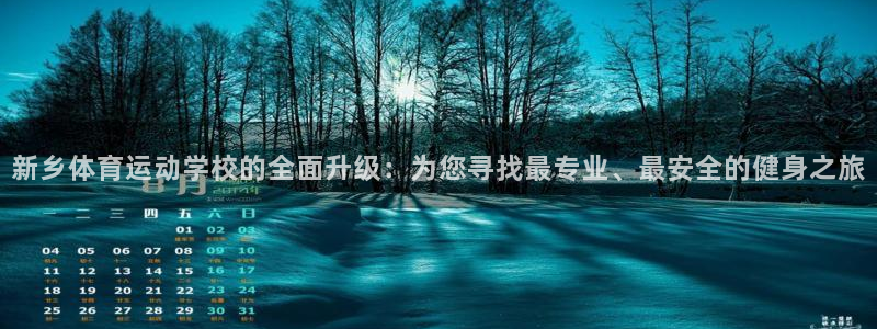 哈哈体育十年：新乡体育运动学校的全面升级：为您寻找最专业、最安全的健身之旅